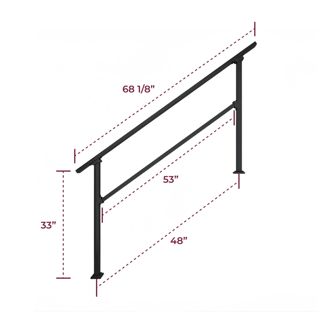Stair Handrail Kit - 5 Steps
