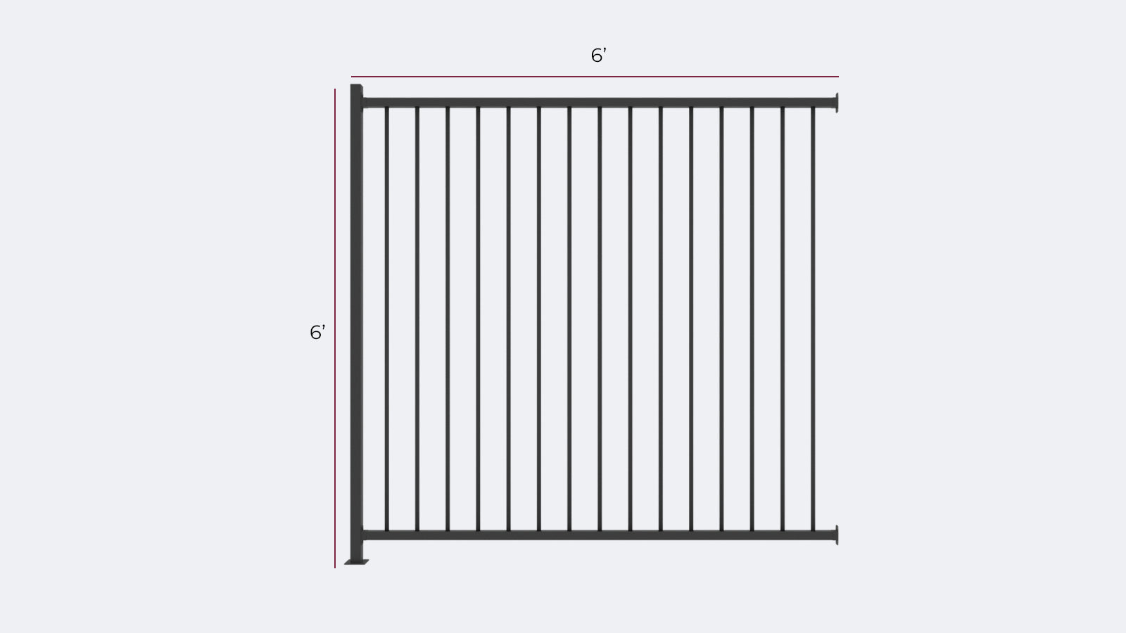 Ornamental Fence Kit - CR Fence & Rail