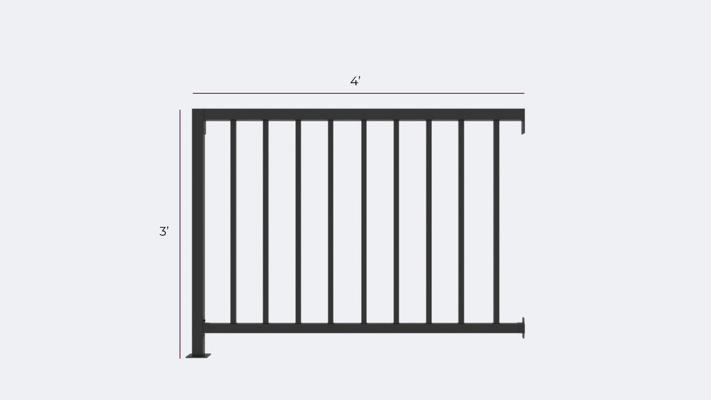 Baluster Guard Rail Kit