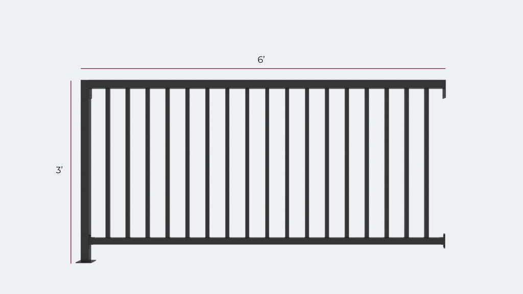 Baluster Guard Rail Kit