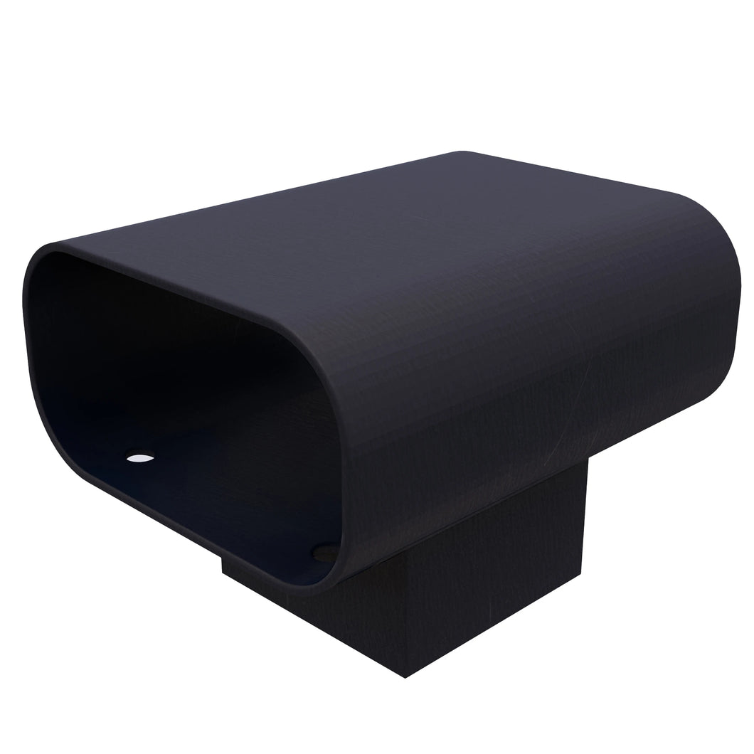 Top Rail Oval Connectors - Pivot 180° Fixed with post