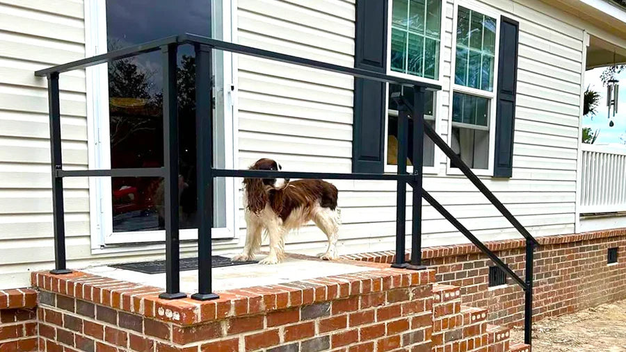 Safe & Stylish Hand Railings for Stairs - CR Fence & Rail