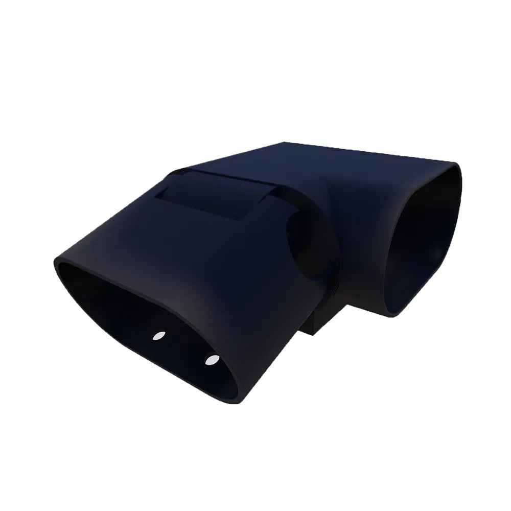 Top Rail Oval Connectors - Pivot Able 90° Right Fixed Left Adjustable with post