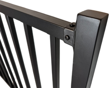 Load image into Gallery viewer, DIY Gate 4&#39;W x 3&#39;H - Black Adjustable Length Metal Picket Gate
