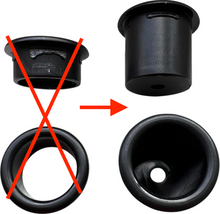 Load image into Gallery viewer, Guardrail V4 Circular Plastic Insert for End and Line Post (1pc)
