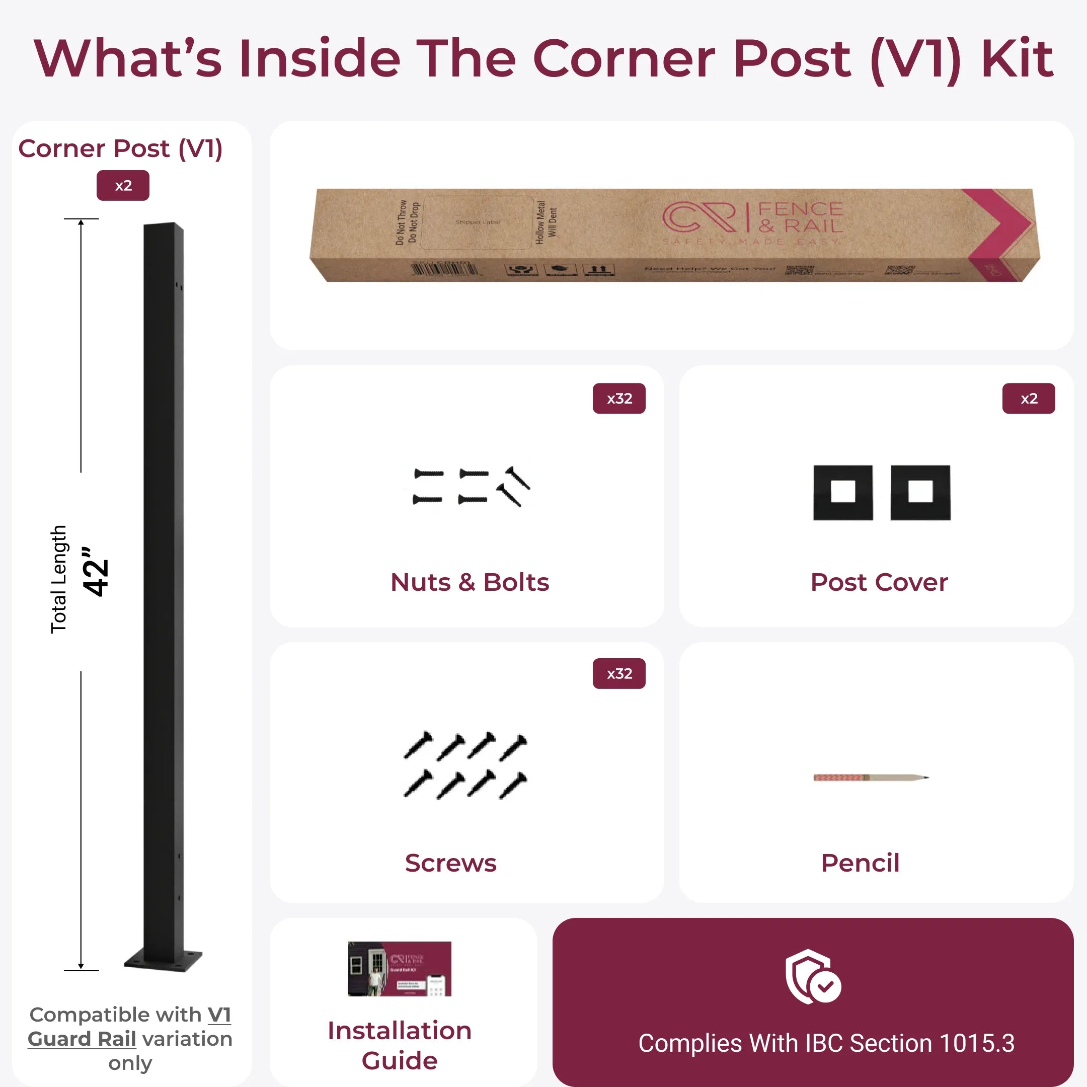 1 Corner Post (V1) - 42