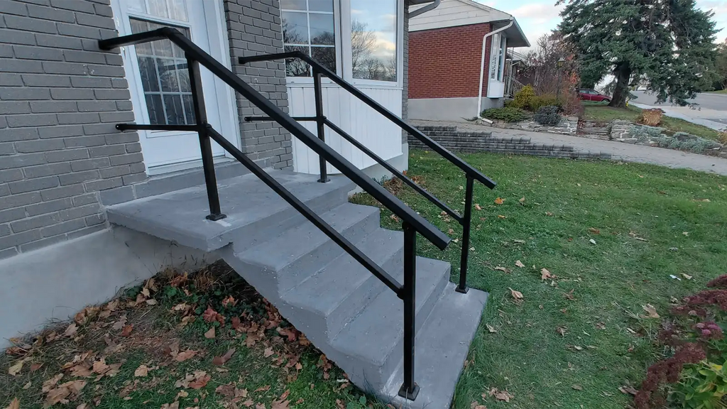 Stair Handrail Wall Extension