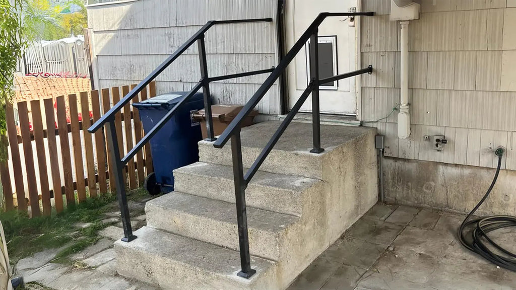 Stair Handrail Wall Extension