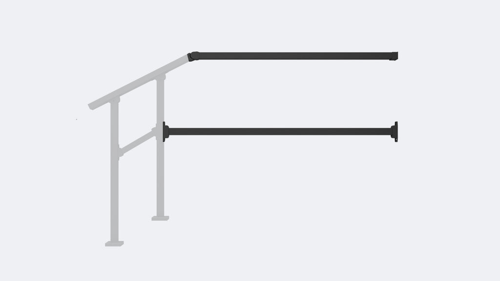 Stair Handrail Wall Extension