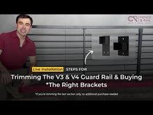 Load and play video in Gallery viewer, V4 Guard Rail Upper &amp; Lower Rail Brackets (4 Sections)
